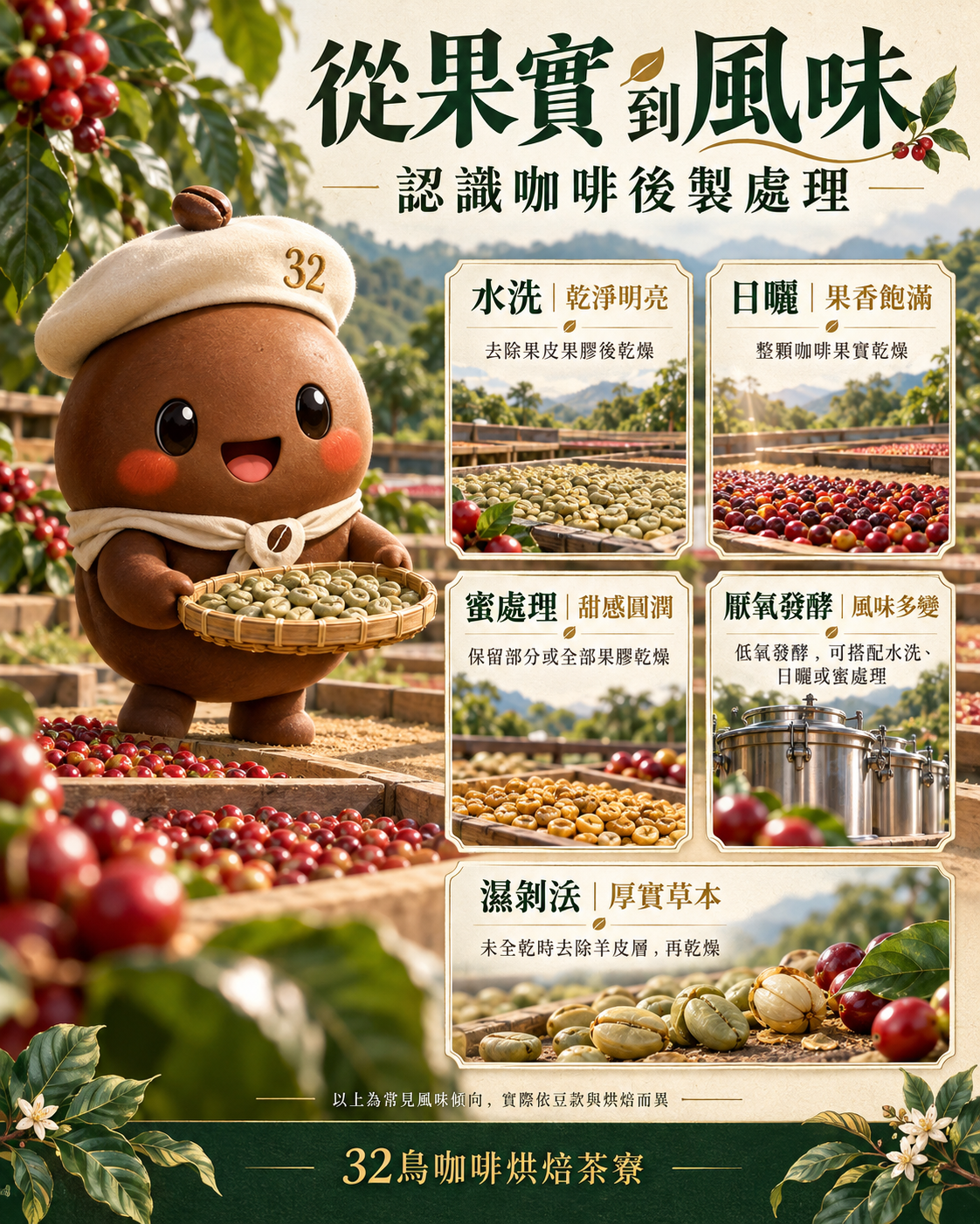 從果實到風味，認識咖啡的後製魔法
